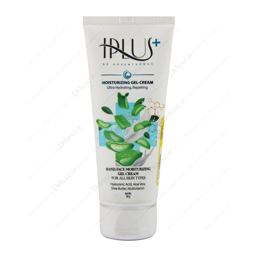 کرم ژل آبرسان هیالورونیک اسید و آلوئه ورا آی پلاس 60 گرم